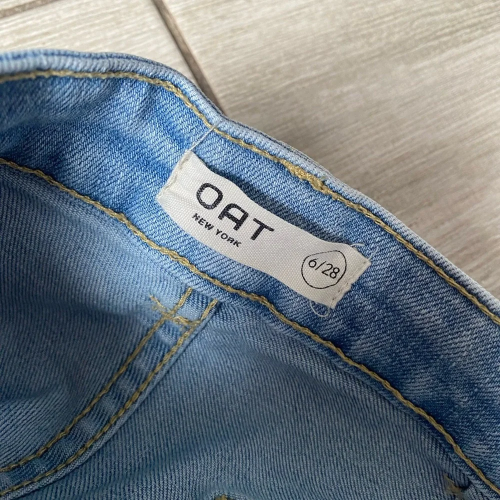 Oat New York Light Blue Wide Leg Jeans - Picture 14 of 14